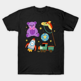 Christmas toys hand drawn T-Shirt